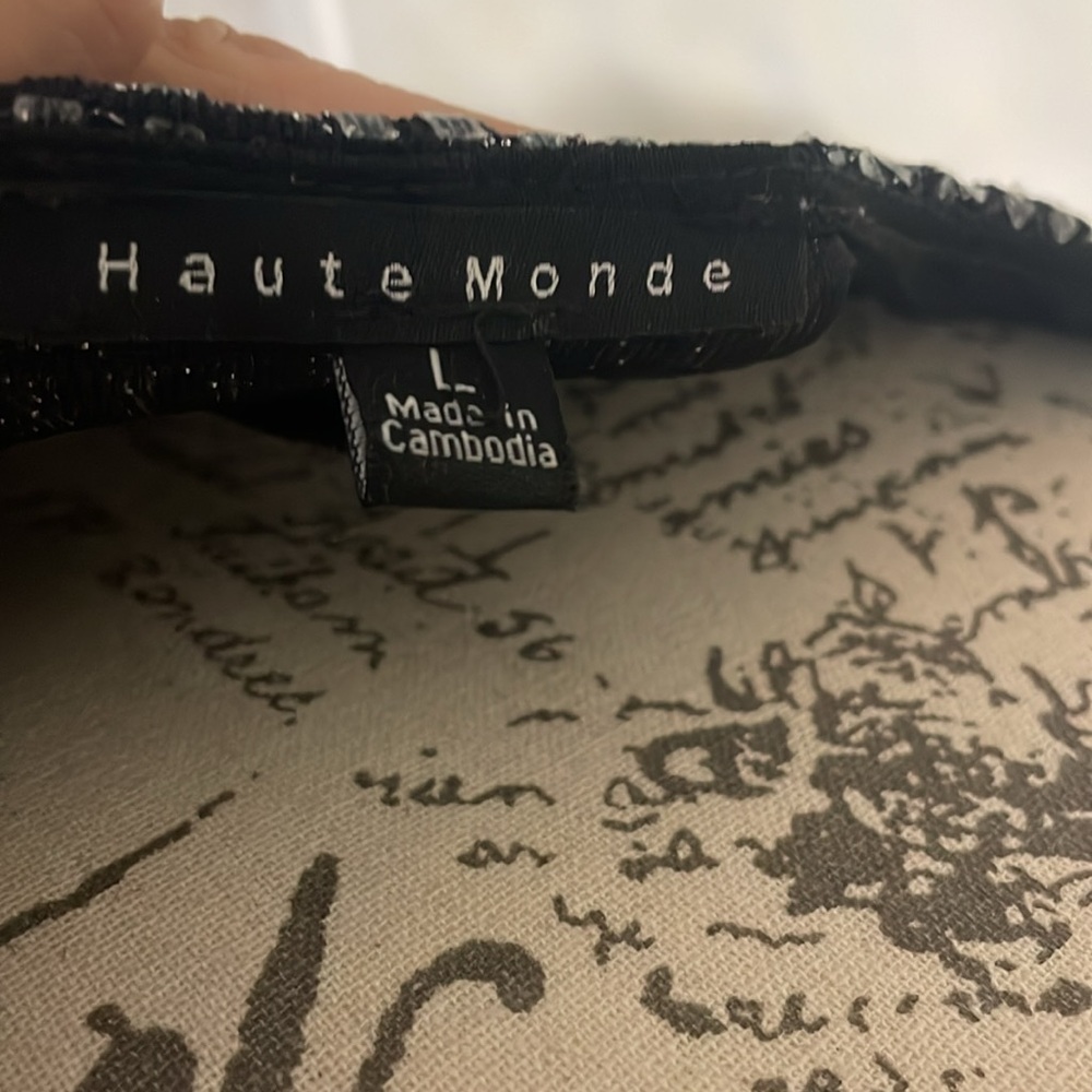 Haute Monde Gray Bodycon Cocktail Dress with Plunge Neckline - Picture 5 of 7